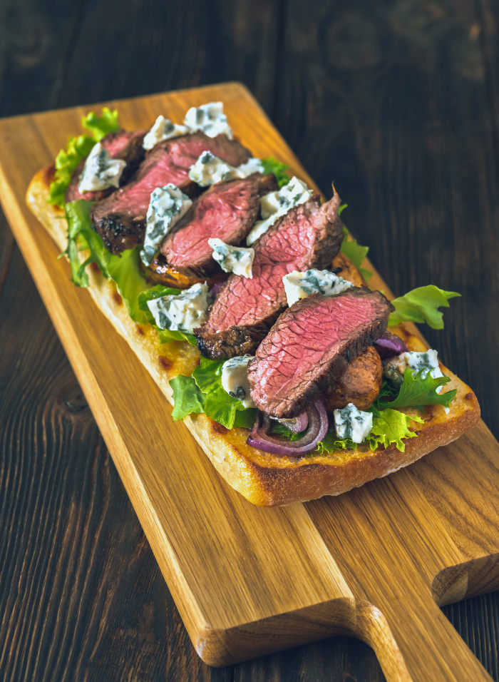 Sandwich Steak & fromage bleu