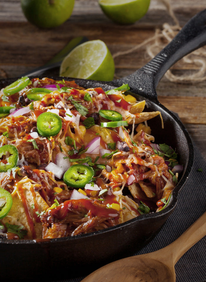 Nacho au canard effiloché