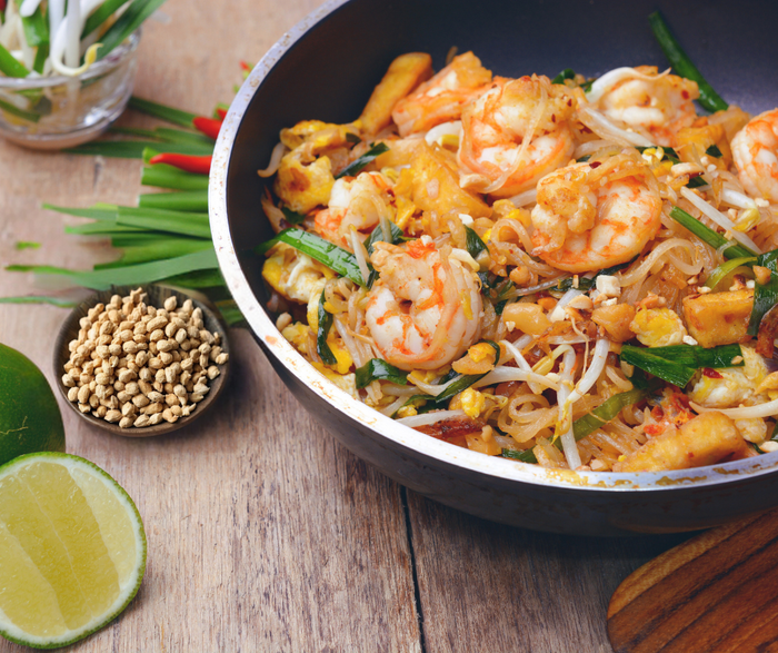 Pad Thaï aux crevettes