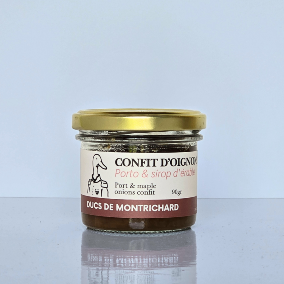 Confit d'oignons porto & sirop d'érable